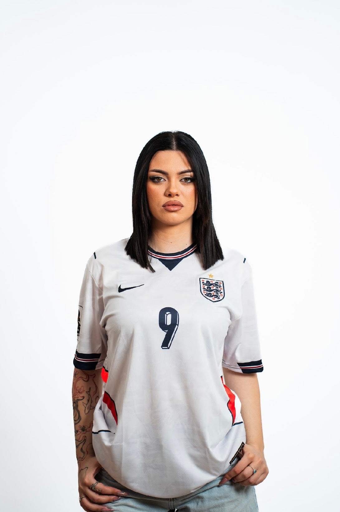 🏆 England Kane #9 World Cup Jersey ⚽🔥