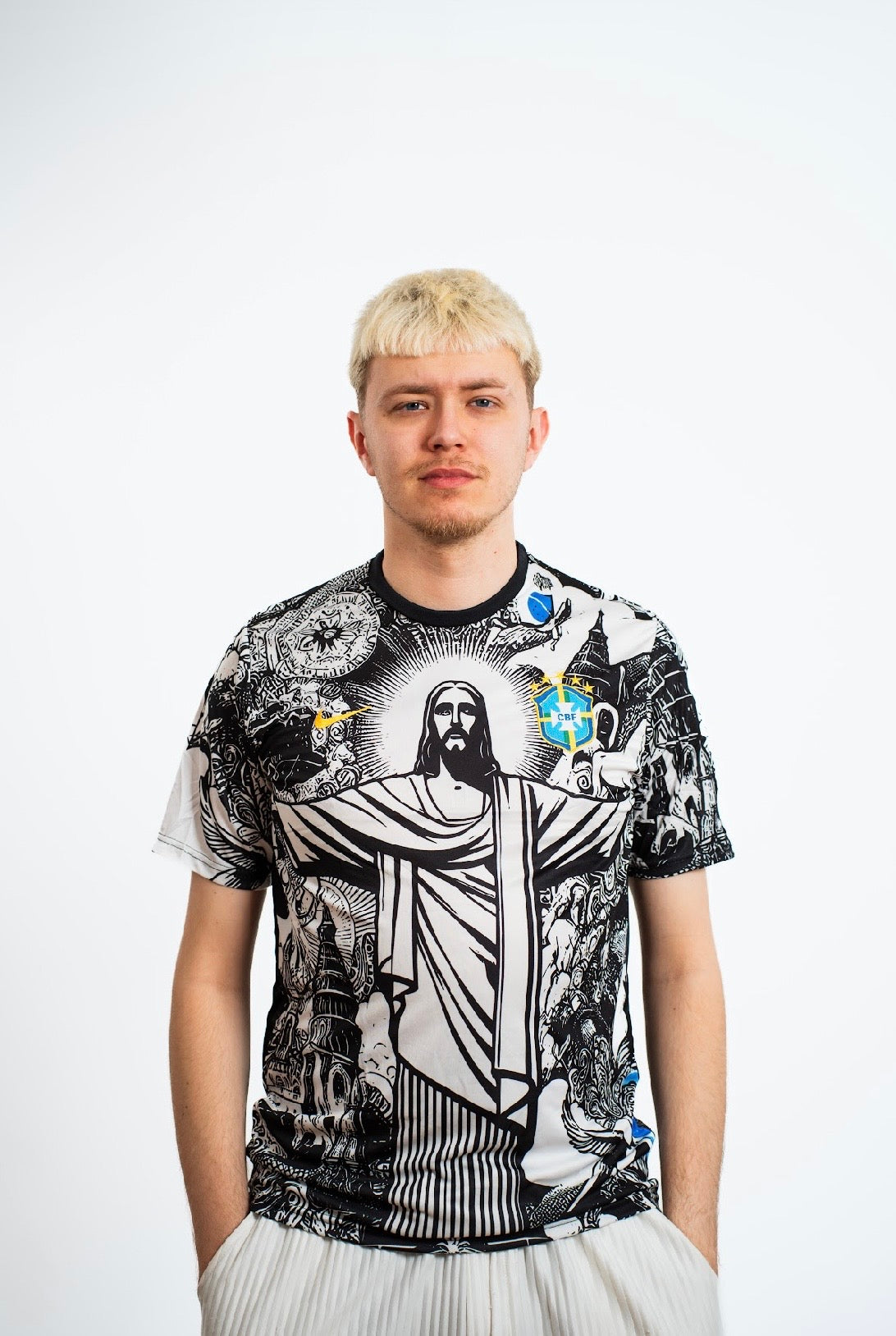 🇧🇷 Brazil Christ Edition Jersey ⚽🖤