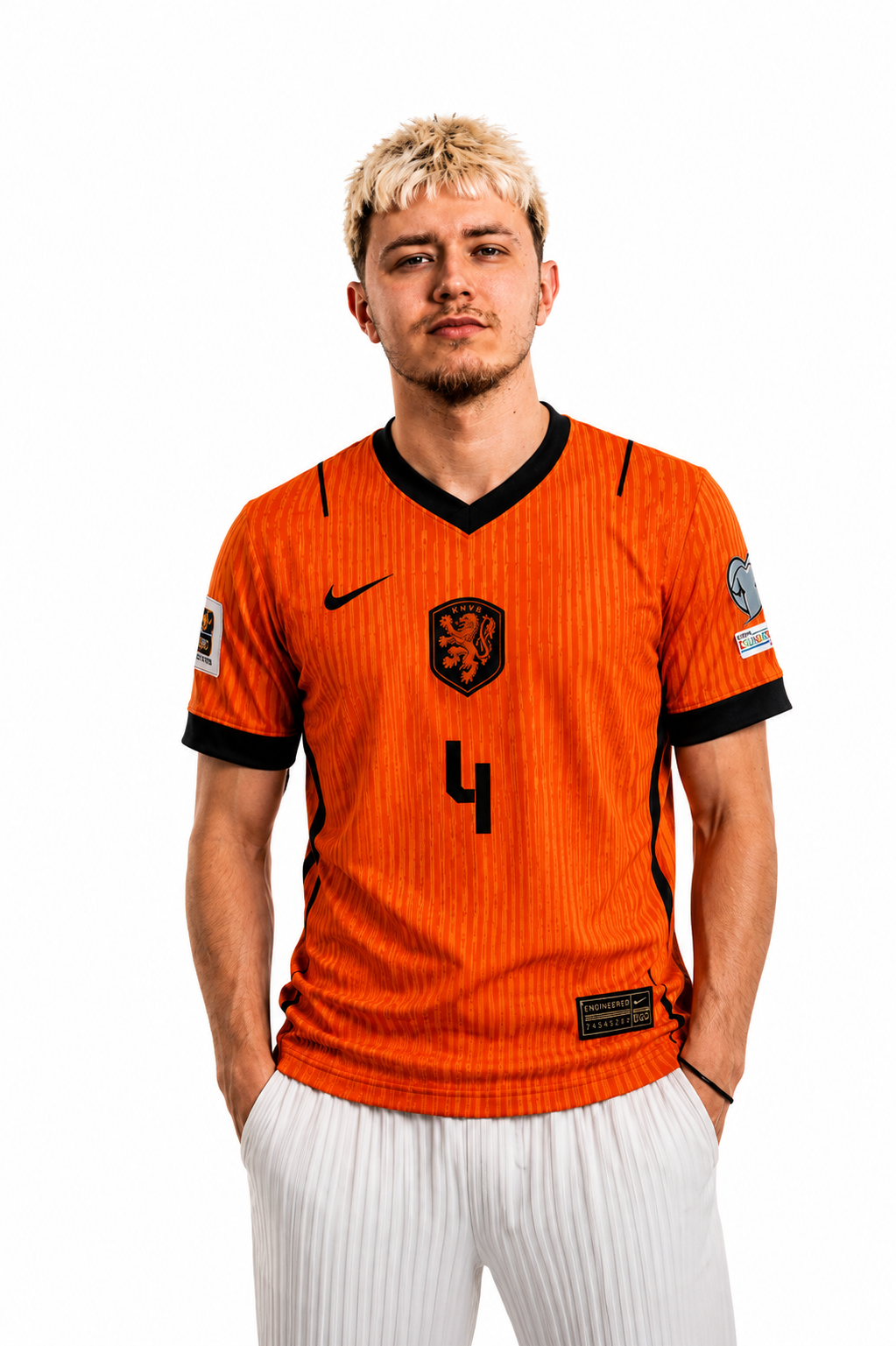 🇳🇱 Holandija Dres Virgil #4 – Svetsko Prvenstvo 2026