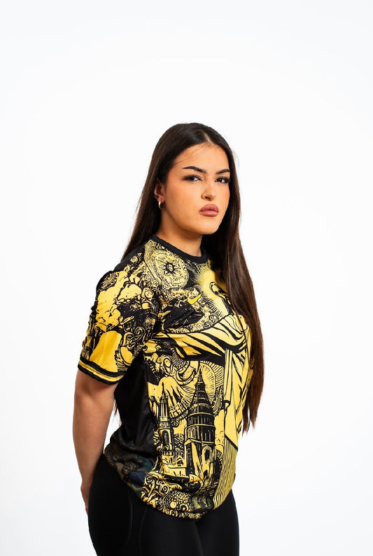 💛 Brazil Christ Gold Edition Jersey 🇧🇷⚽