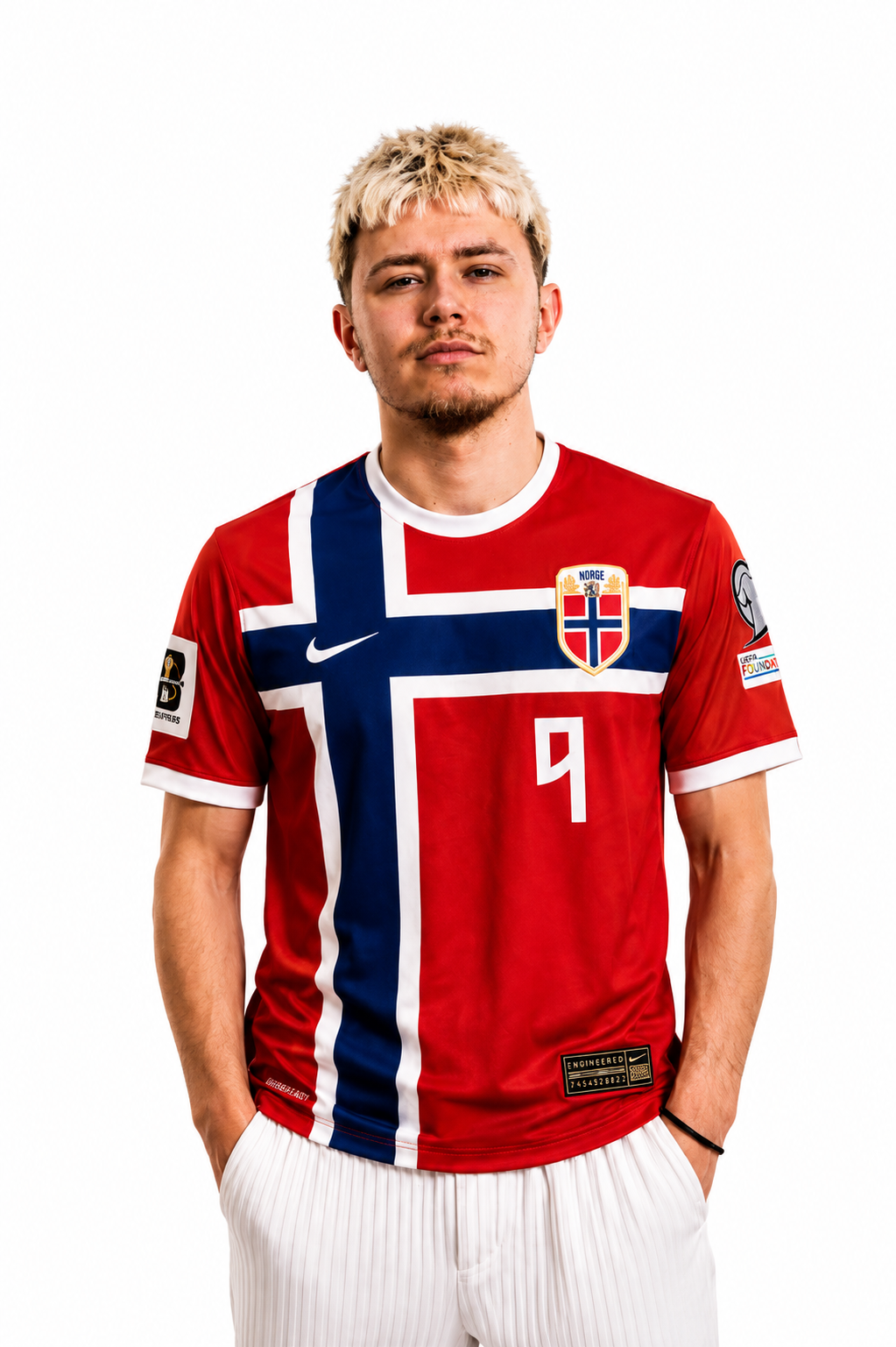 🇳🇴 Norveška Domaći Dres 2026 – Haaland #9 | Svetsko Prvenstvo